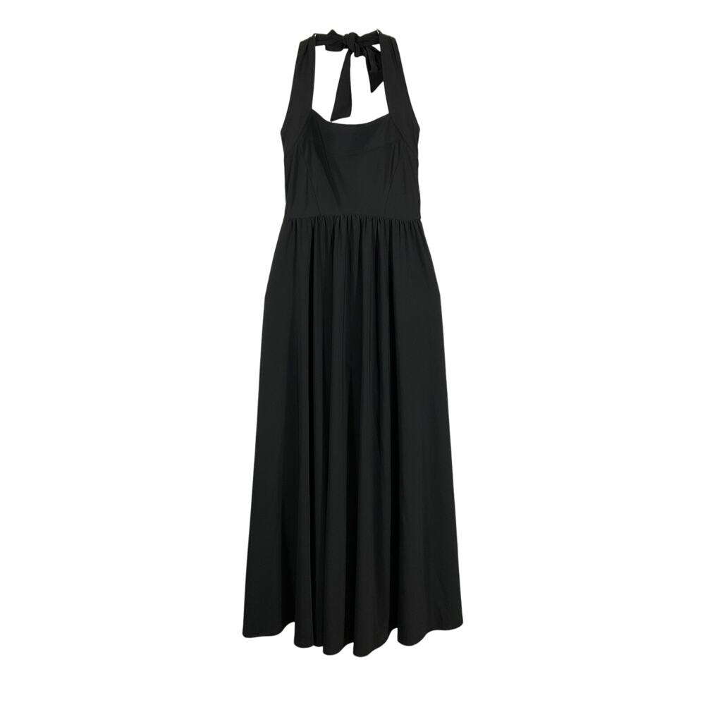 Hill House Home Elegant Black Fleur Midi Dress Size XXS NWT - Picture 2 of 5